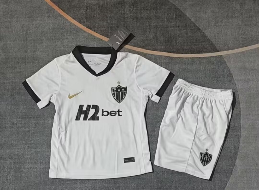 Kids-Atletico Mineiro 26/27 Away White Soccer Jersey